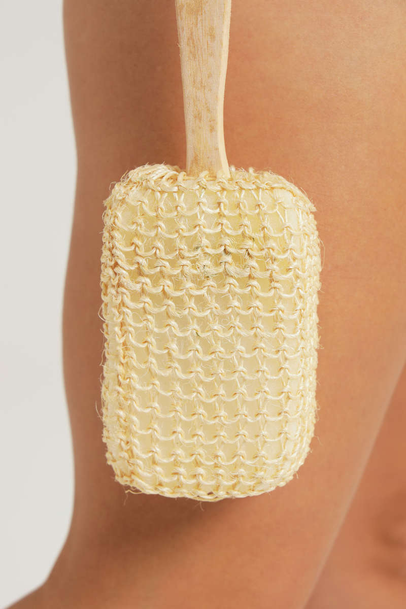 Senza Sisal Back Body Brush Sponge Scrubber