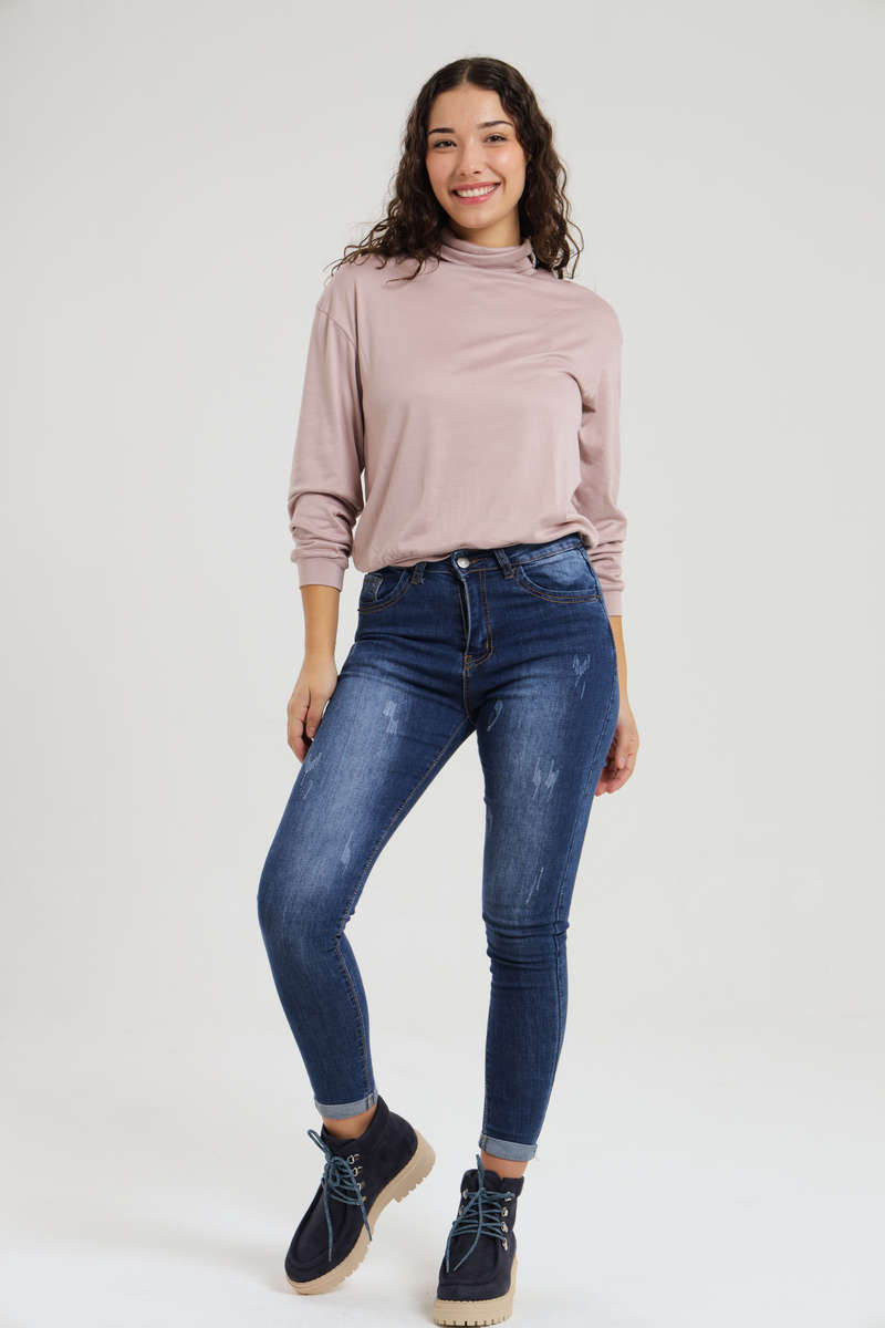 Indigo Rd Lace Up Chunky Ankle Boots Navy