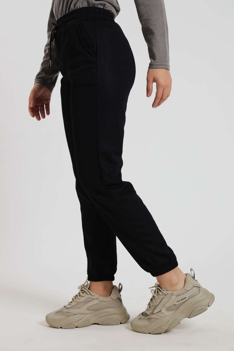 Ladies Fleece Lined Winter Track Pants With Pockets