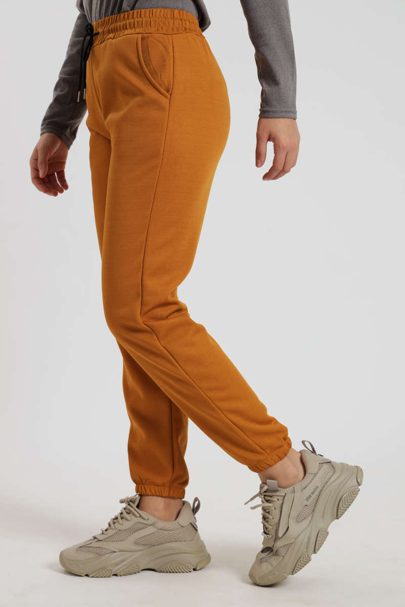 Ladies Fleece Lined Winter Track Pants With Pockets