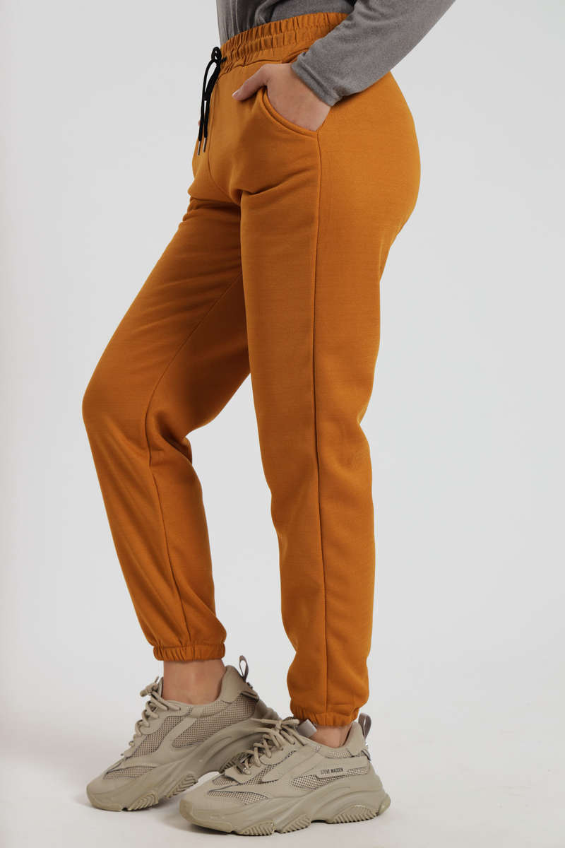 Ladies Fleece Lined Winter Track Pants With Pockets