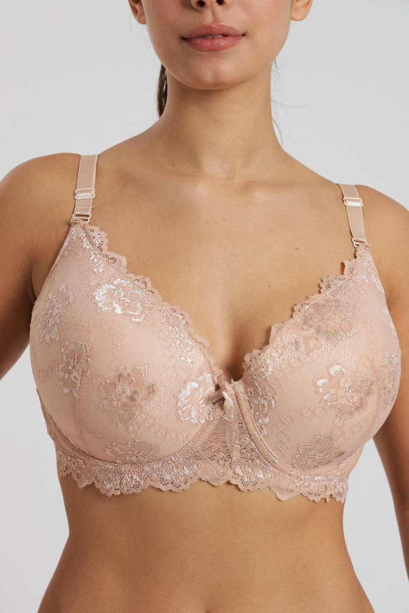 Senza Fantasy Padded Underwire Bra Cup C &amp; D For Large Bust Size