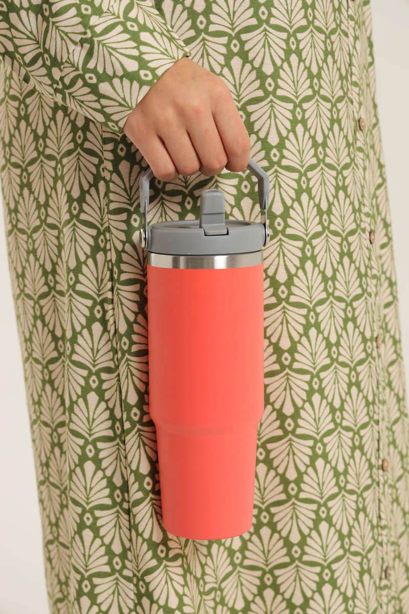 Thermos Vacuum Double Wall Stainless Steel Travel Flask Cup 900ml