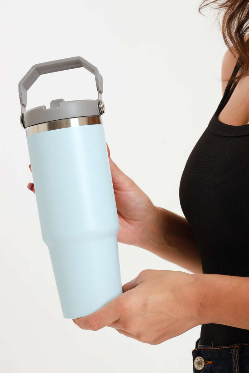 Thermos Vacuum Double Wall Stainless Steel Travel Flask Cup 900ml