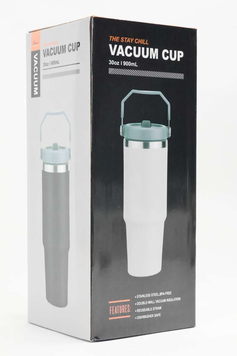 Thermos Vacuum Double Wall Stainless Steel Travel Flask Cup 900ml