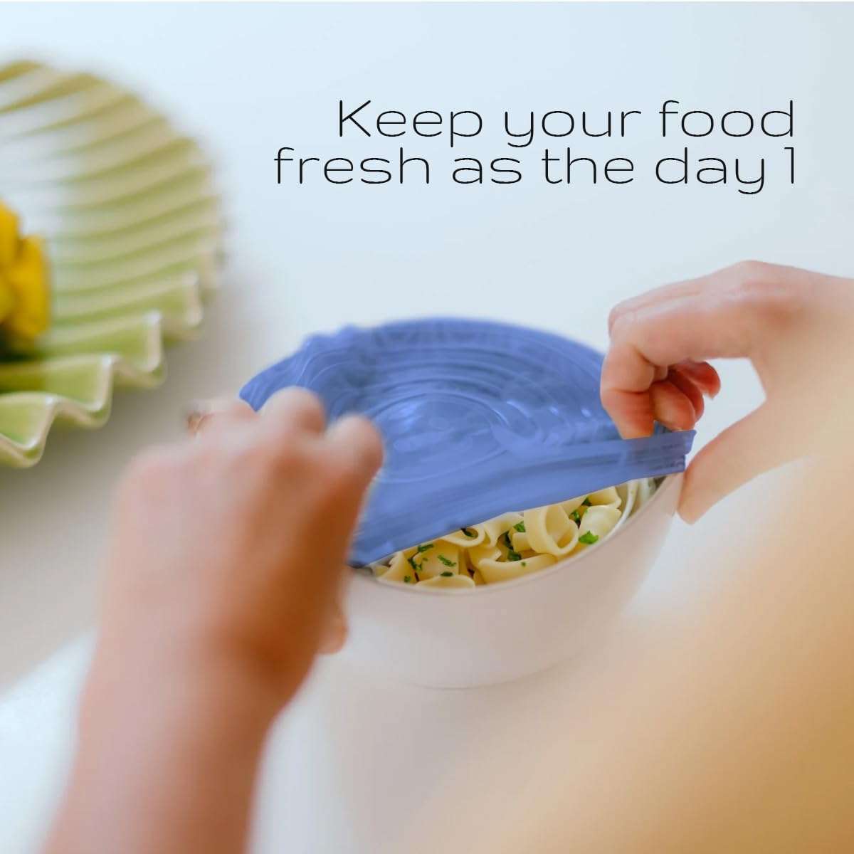 6 Pcs Silicone Stretch Food & Storage Covers