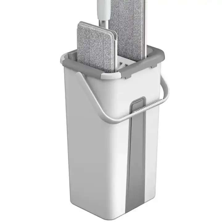 Senza 2 IN 1 Microfiber Scratch Mop Bucket Set with 2 Cloths