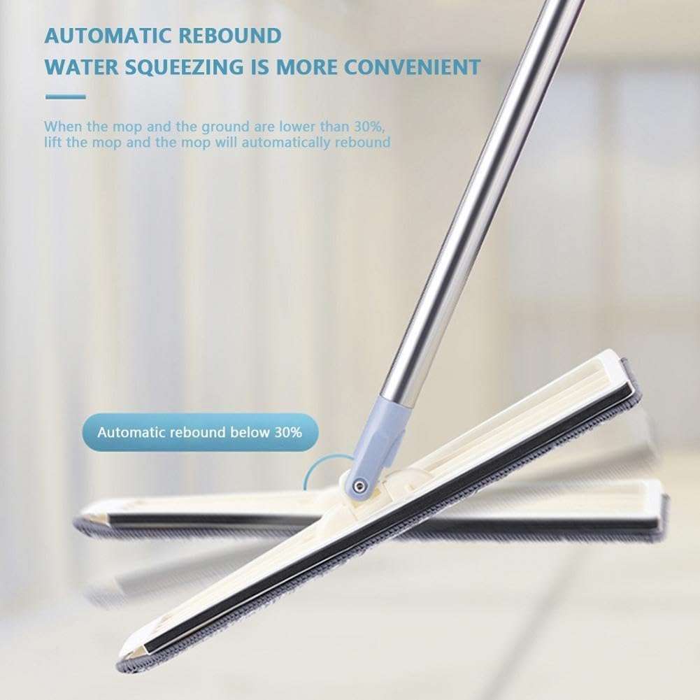 Senza 2 IN 1 Microfiber Scratch Mop Bucket Set with 2 Cloths