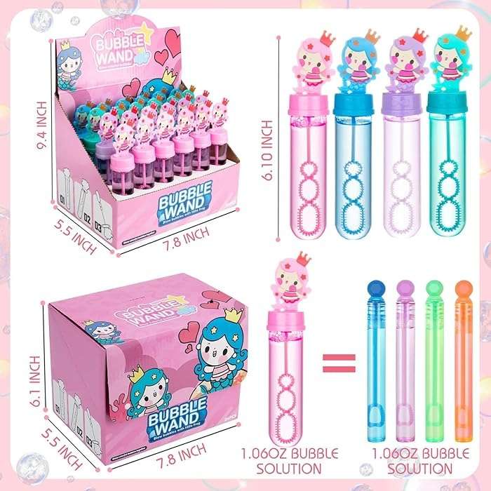 Senza Box Of 24 Bubble Wands