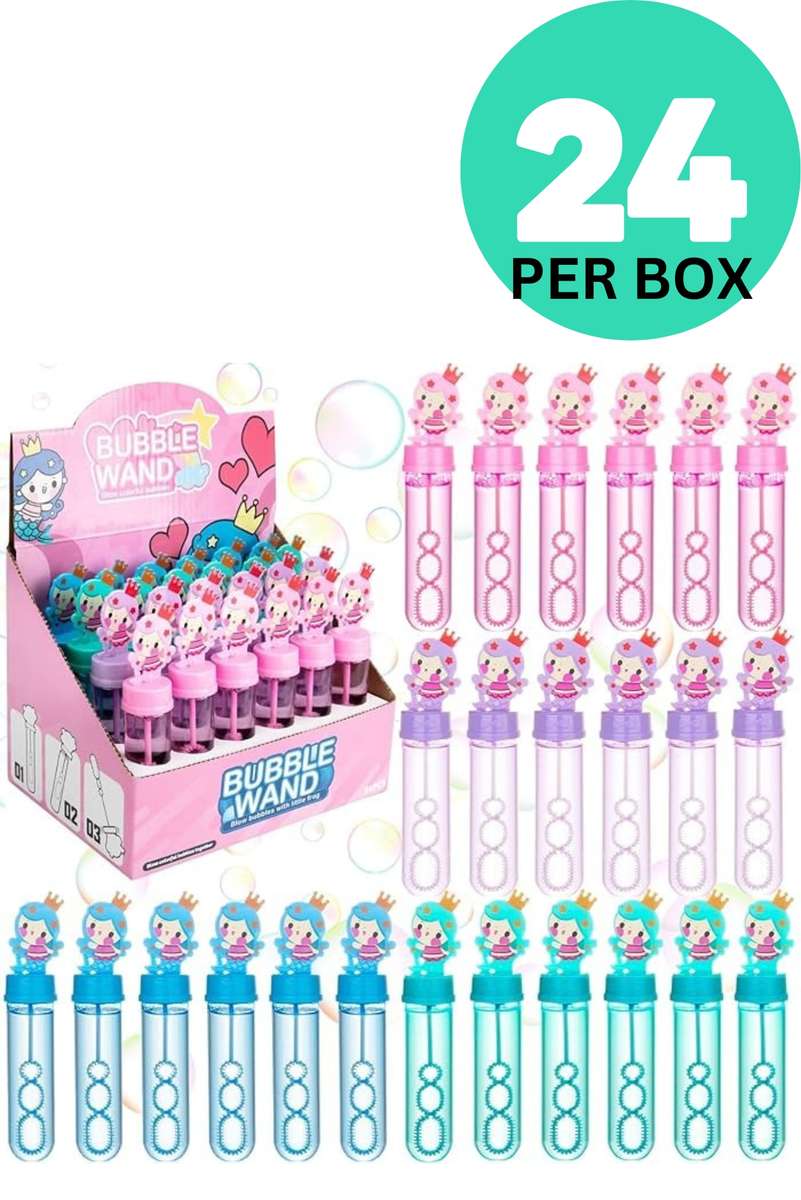 Senza Box Of 24 Bubble Wands