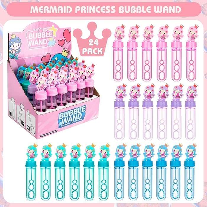 Senza Box Of 24 Bubble Wands