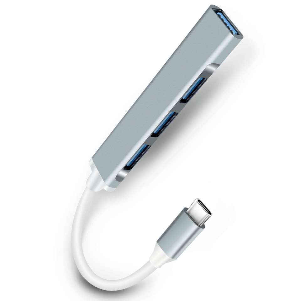 Type C To USB 4 Port Hub