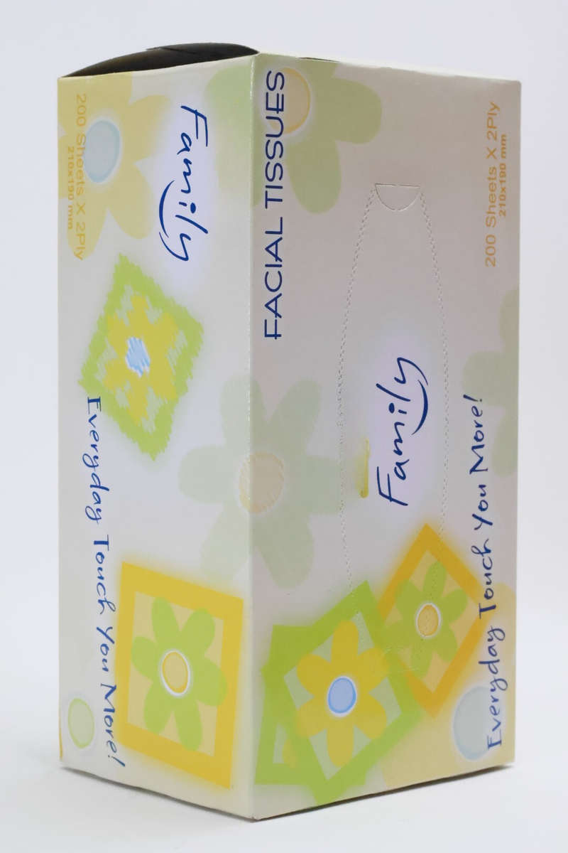 2-Ply Facial White Tissues 200 Tissues