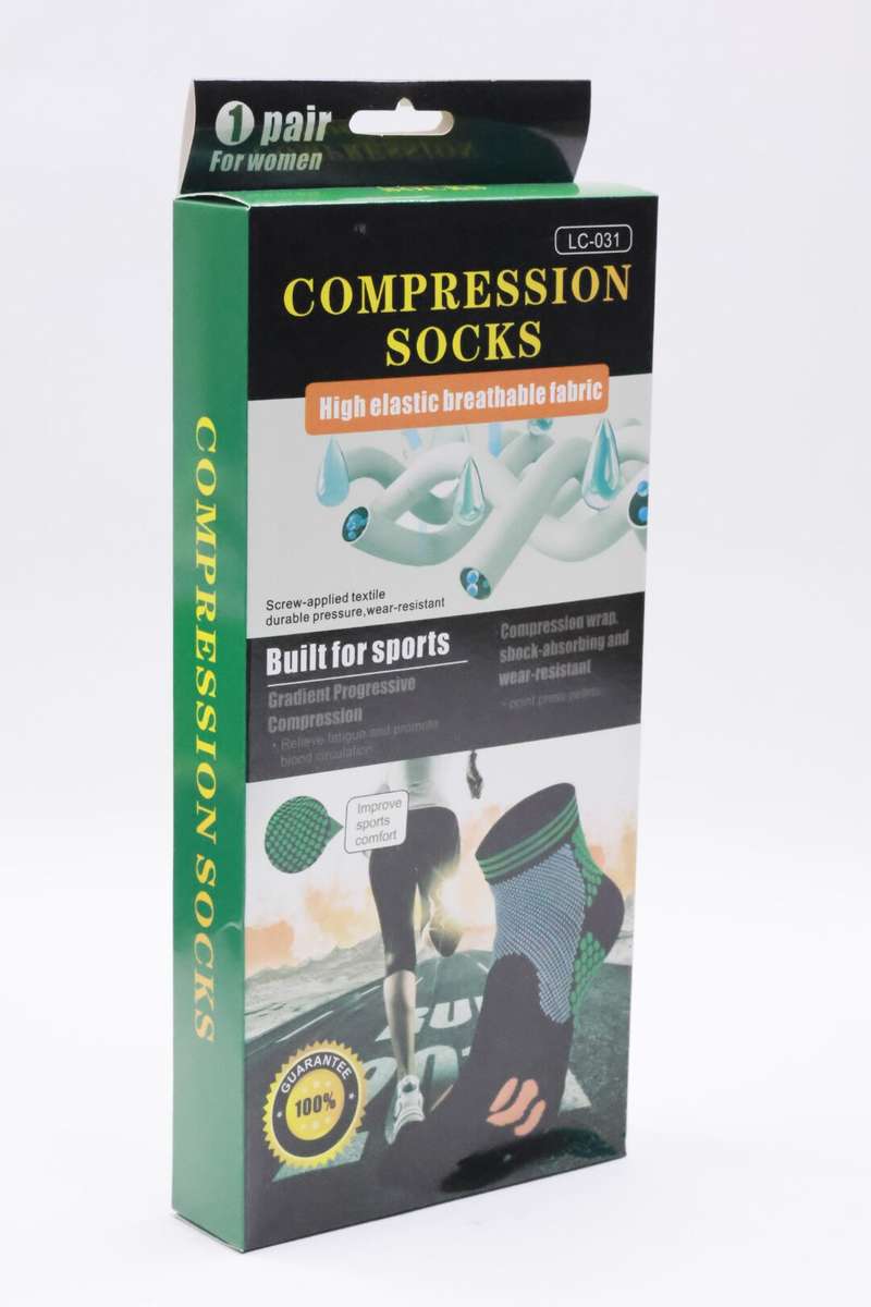 Senza Sport® Ankle Length Compression Socks Fit UK4 To UK12