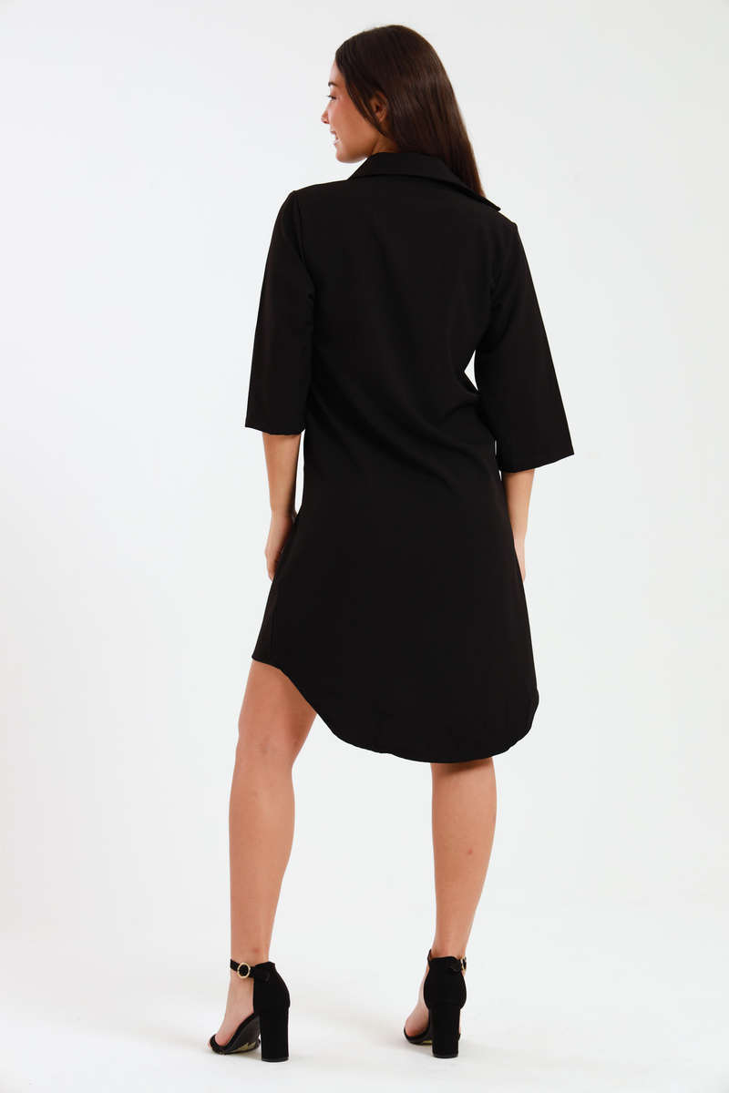 Ladies Amilia Button Down Shirt Dress