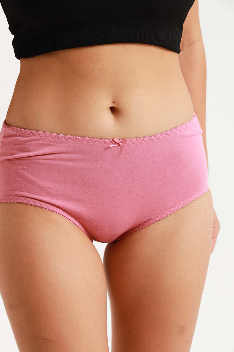 Ladies Fantasy 3 Pack Cotton Spandex Everyday Brief Panties