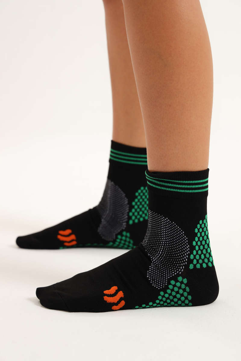 Senza Sport® Ankle Length Compression Socks Fit UK4 To UK12