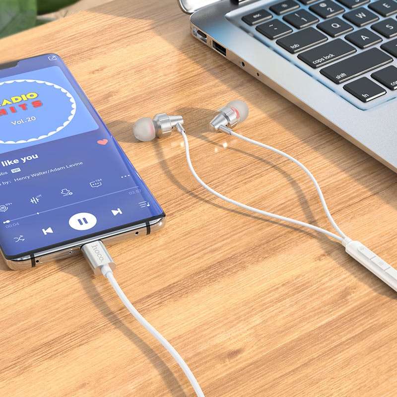 HOCO M90 Wired Earphones Type-C  Delight With Mic