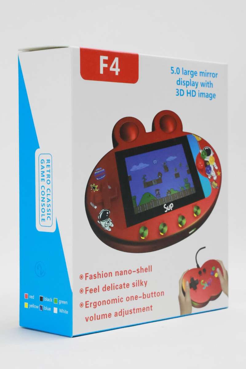 F4 Kids Hand Held Gaming Console With Classic Games