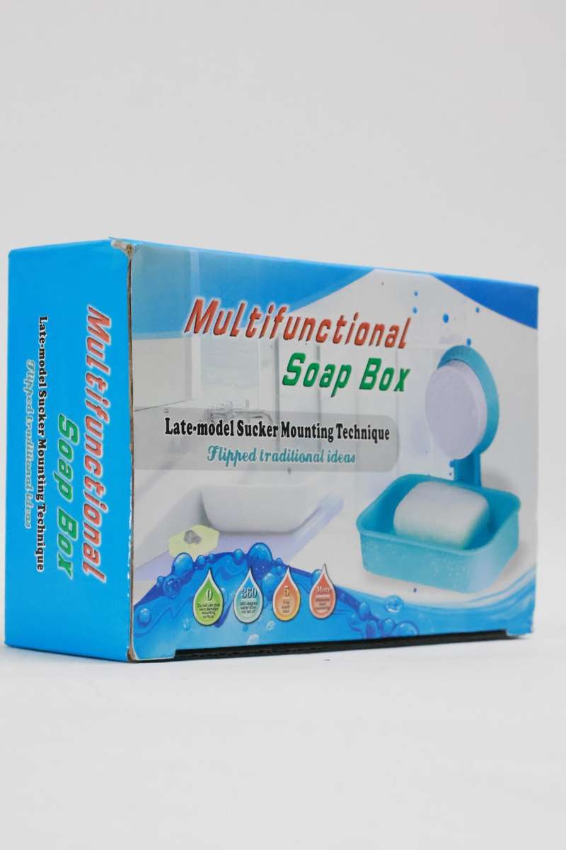 Multifunctional Suction Soap Dish Box