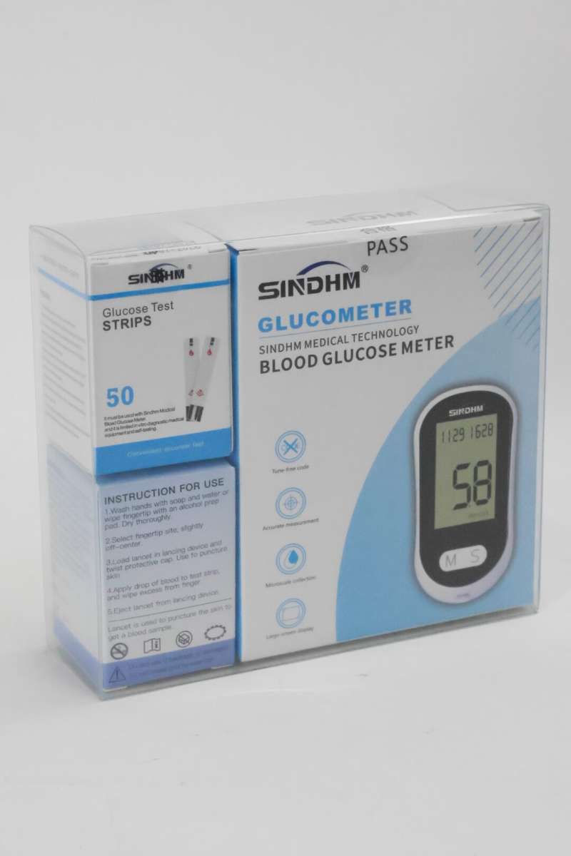 Portable Smart Blood Sugar Glucose Monitor Kit