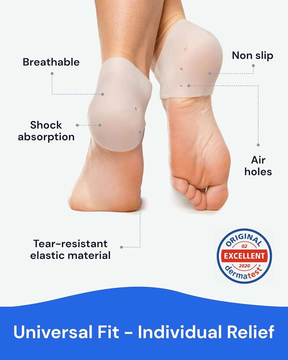 Senza Medic® 1 Pair Soft Silicone Heel Protectors