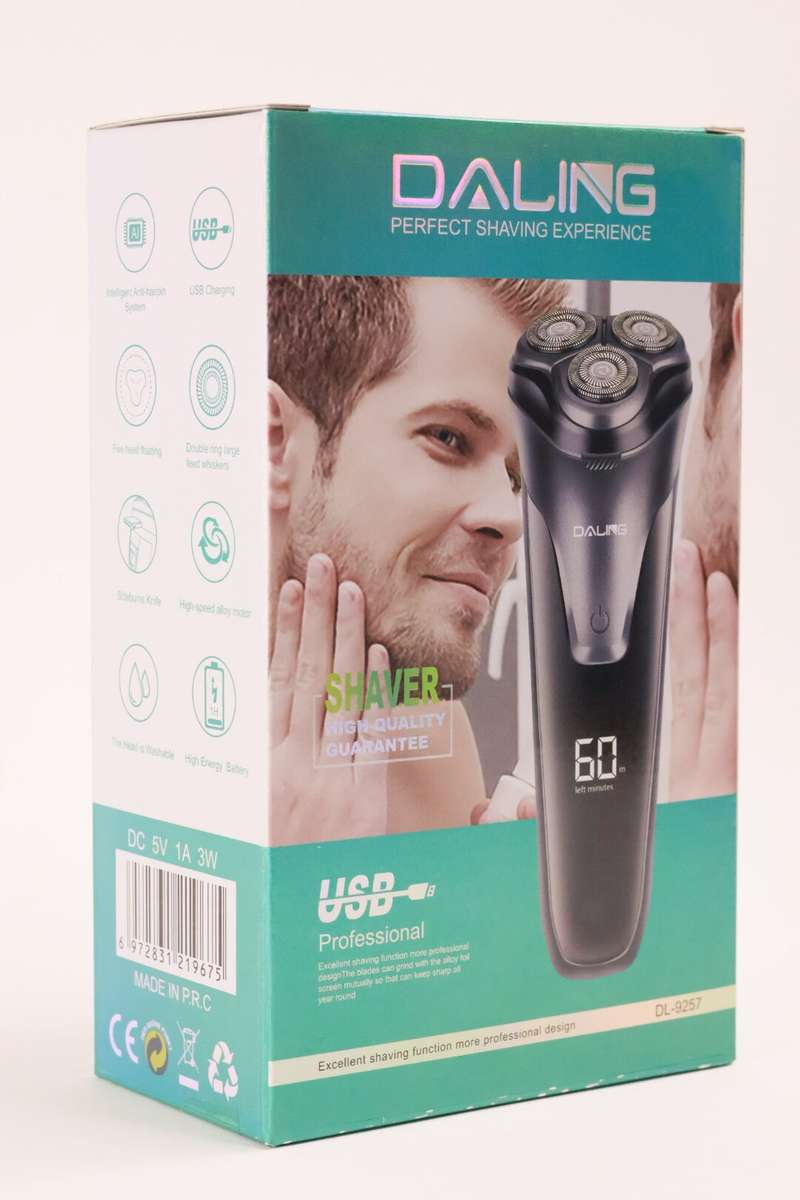 Daling USB Rechargeable Electric Shaver DL-9257