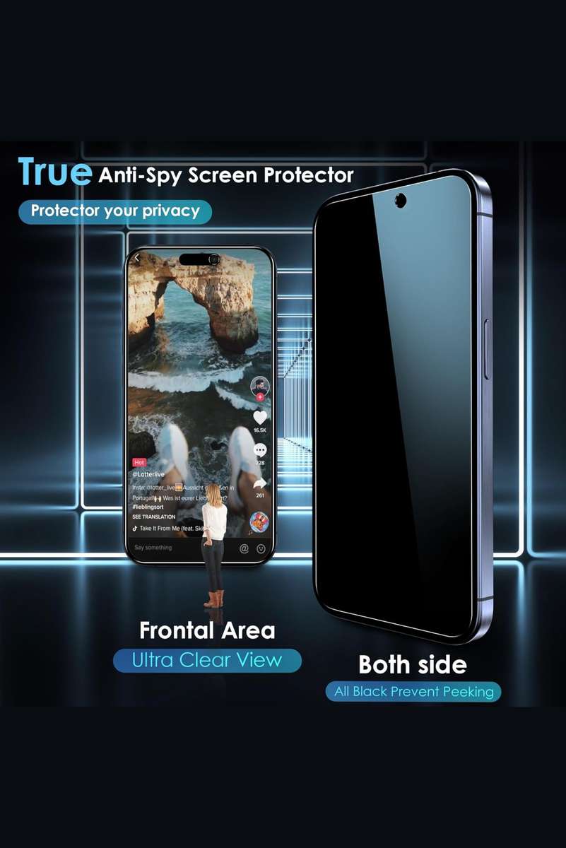 HOCO G11 iPhone 15 Full Cover Privacy Tempered Glass Screen Protector PROMO-2-FOR-1