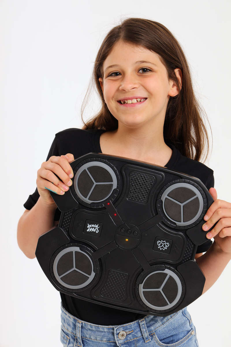 Smart Music Boxing 4 Target Workout Punching Wall Mounted Music Boxing Machine With LED Lights