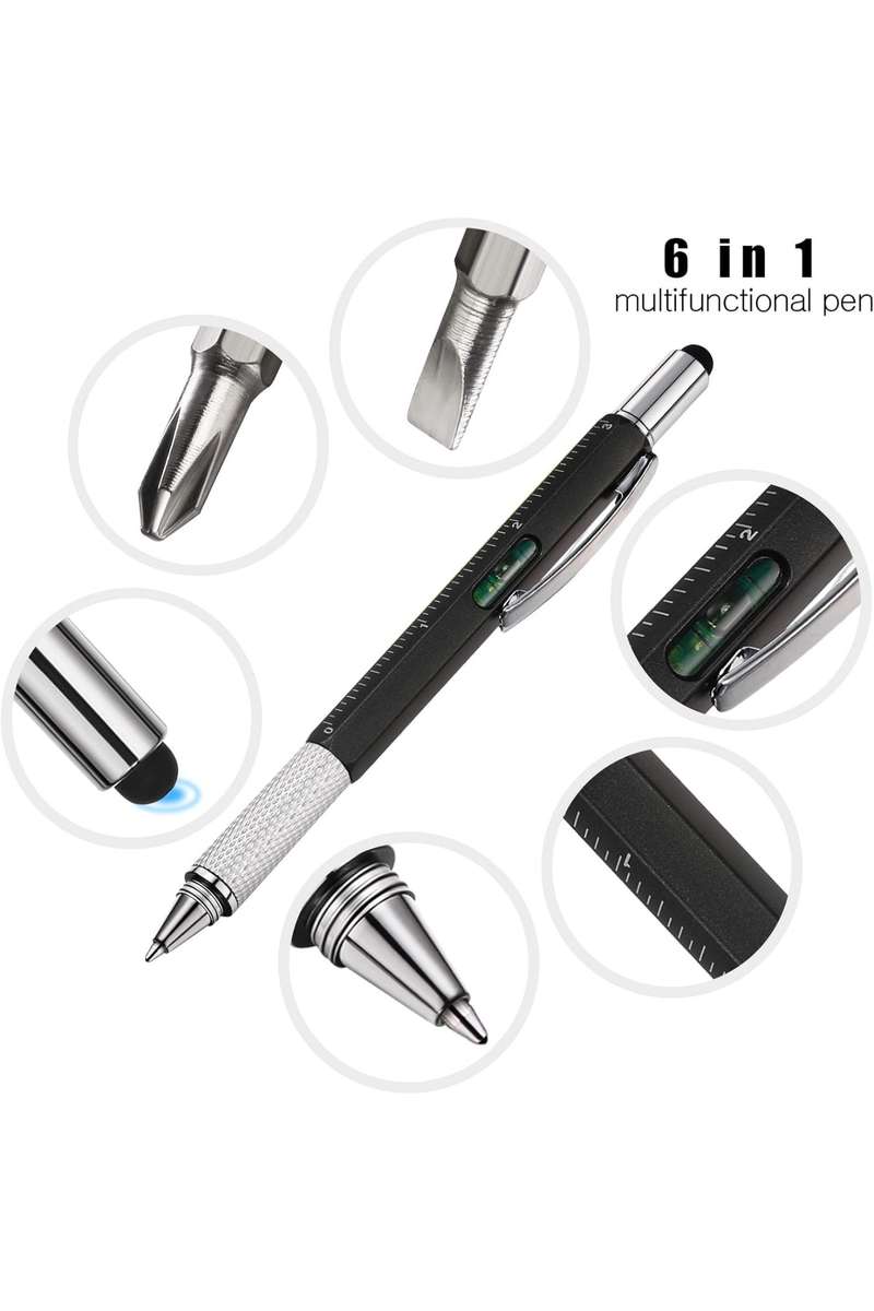 Senza® 6 In 1 Multifunctional Tool Stylus Pen