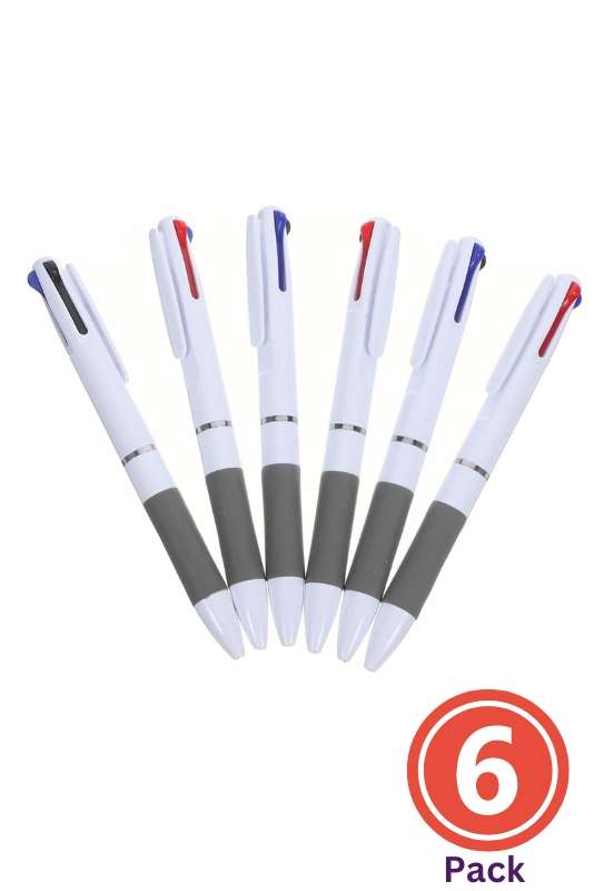 Senza®6 Pack Ballpoint Multicolour 3 In 1