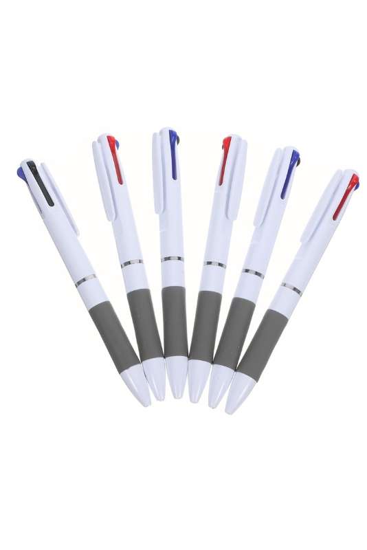Senza®6 Pack Ballpoint Multicolour 3 In 1