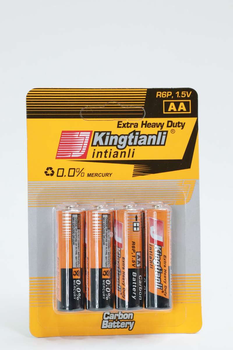 Extra Heavy Duty AA Carbon Batteries Pack Of 4