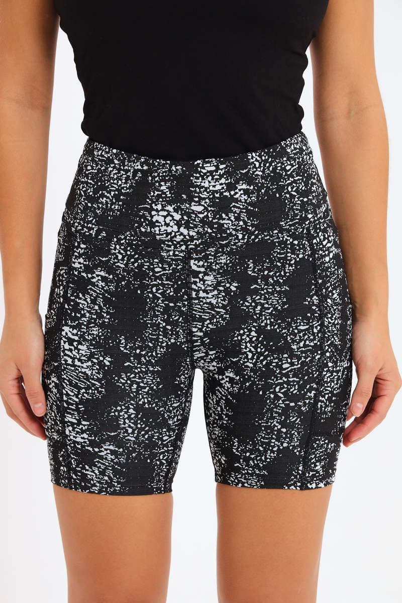 Ladies High Impact Biker Padel Shorts With Pockets