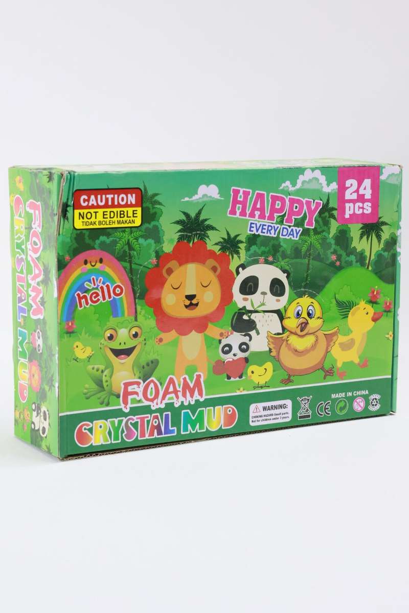 Magic Mini Crystal Mud Slime - Assorted Colours - Pack Of 5