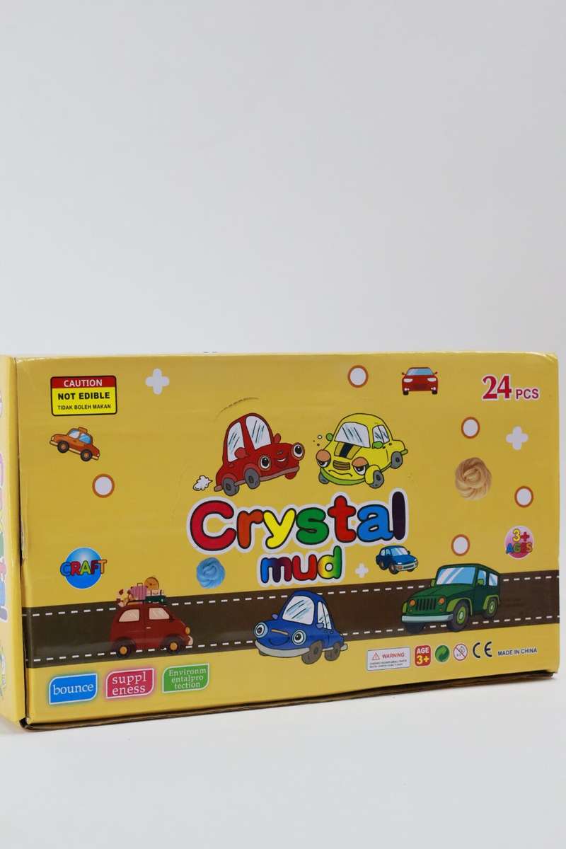 Magic Mini Crystal Mud Slime - Assorted Colours - Pack Of 5