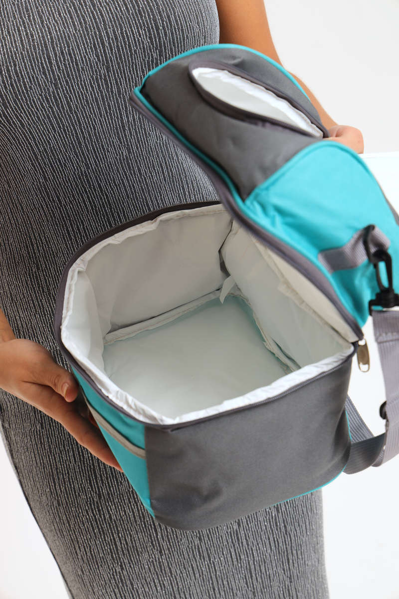 Senza® Premium Large Capacity Double Decker Thermal Insulated Cooler Bag Lunch Bag