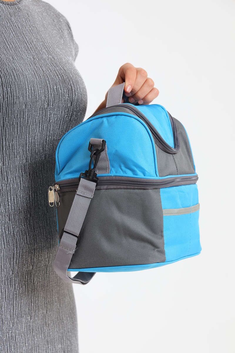 Senza® Premium Large Capacity Double Decker Thermal Insulated Cooler Bag Lunch Bag