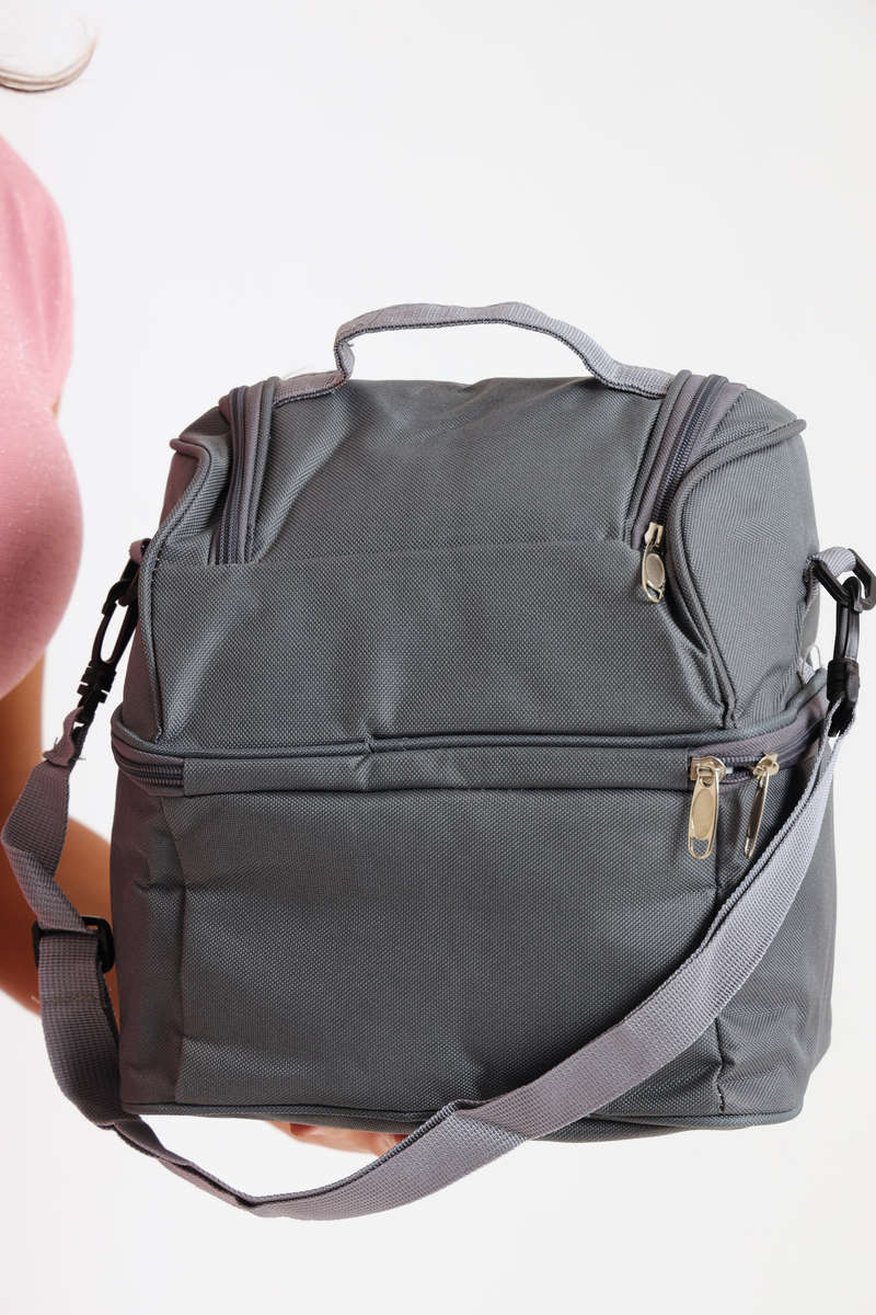 Senza® Premium Large Capacity Double Decker Thermal Insulated Cooler Bag Lunch Bag