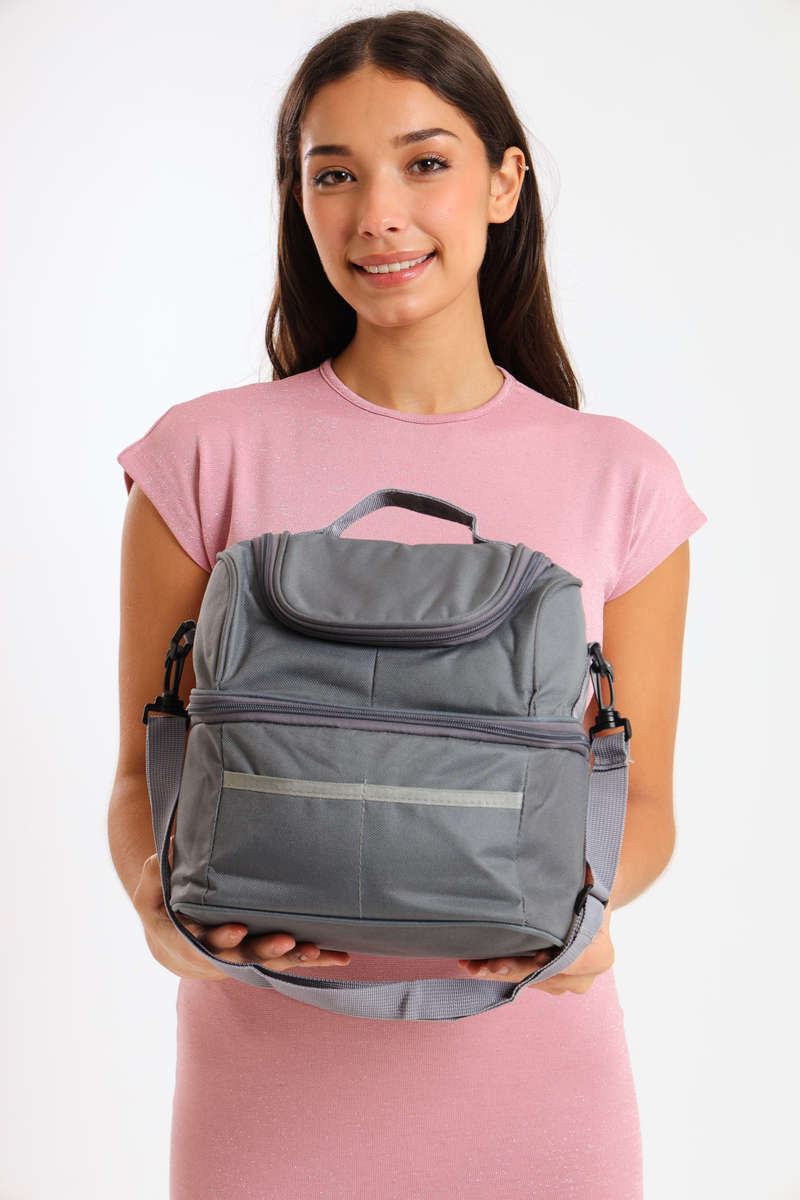 Senza® Premium Large Capacity Double Decker Thermal Insulated Cooler Bag Lunch Bag