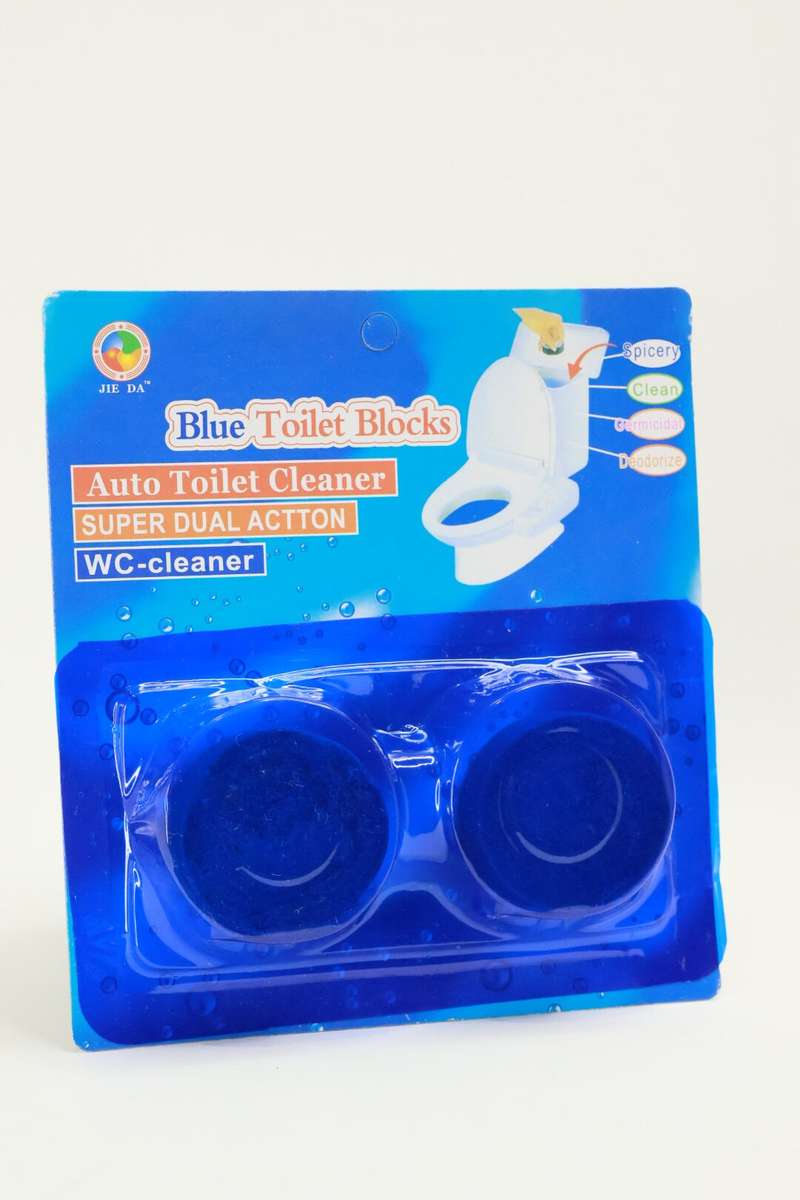 2 Pcs Toilet Blue Blocks