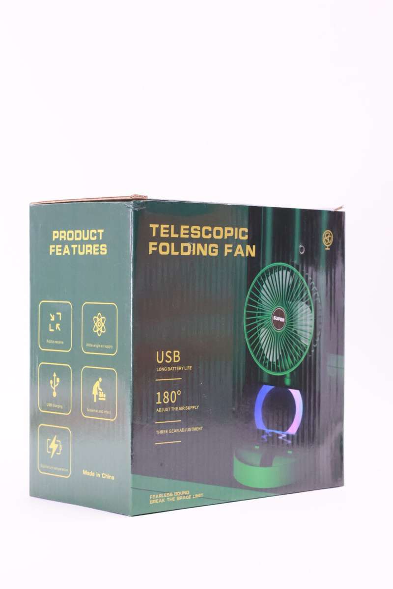 Folding Desktop Rechargeable Telescopic Air Cooler Fan