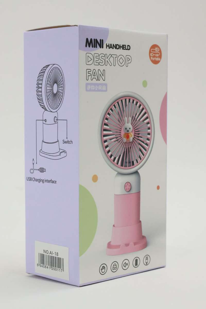 Portable Handheld Rechargeable Desktop Mini Fan