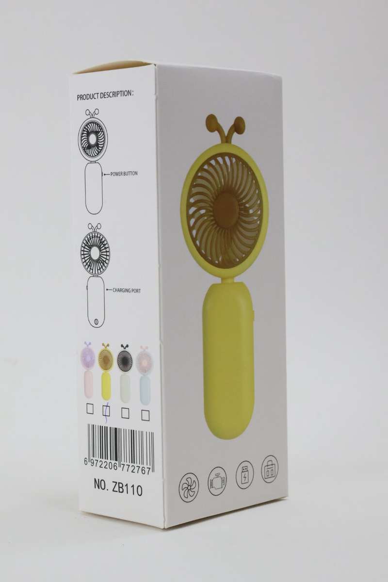 Portable USB Rechargeable Mini Handheld Fan