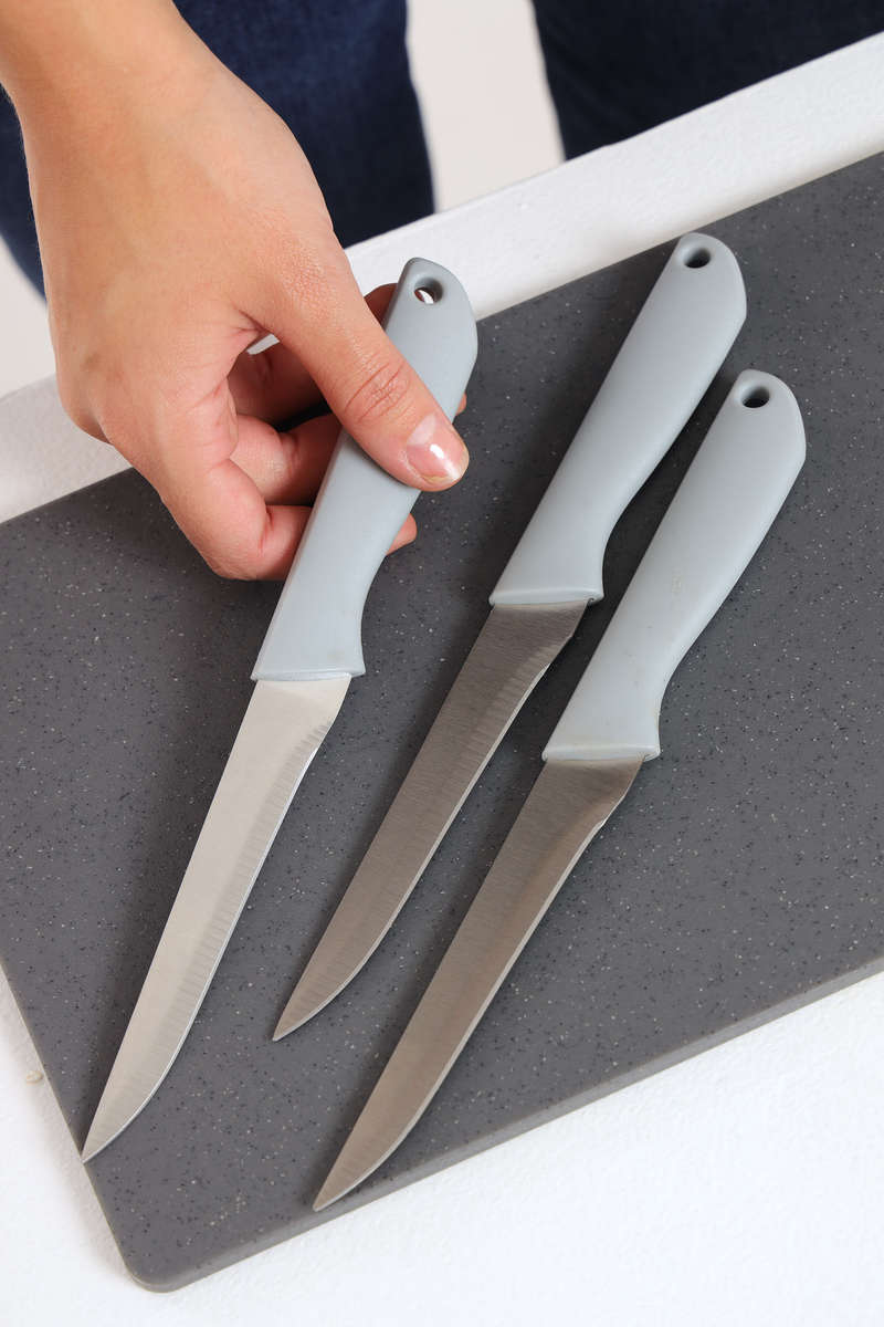 Senza® 3-Piece Knife Set Stainless Steel