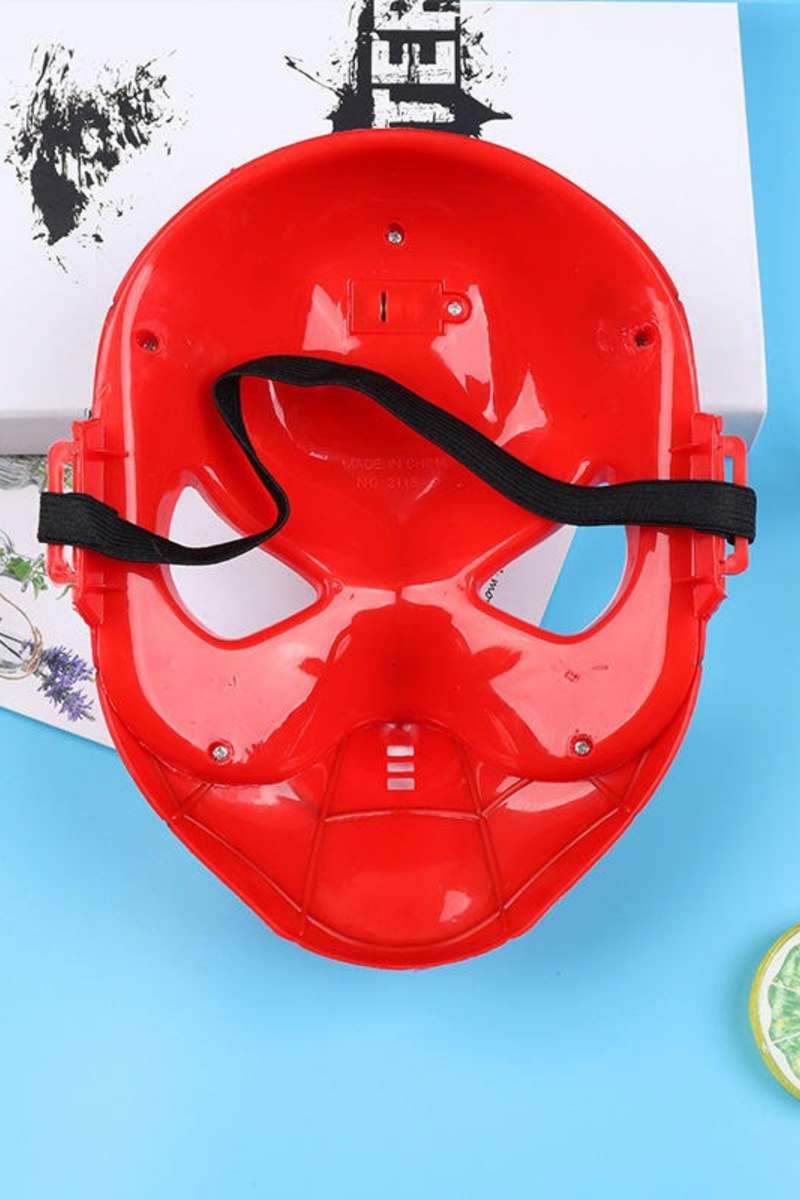 Spiderman Or Iron Man Light Up Face Mask Shield