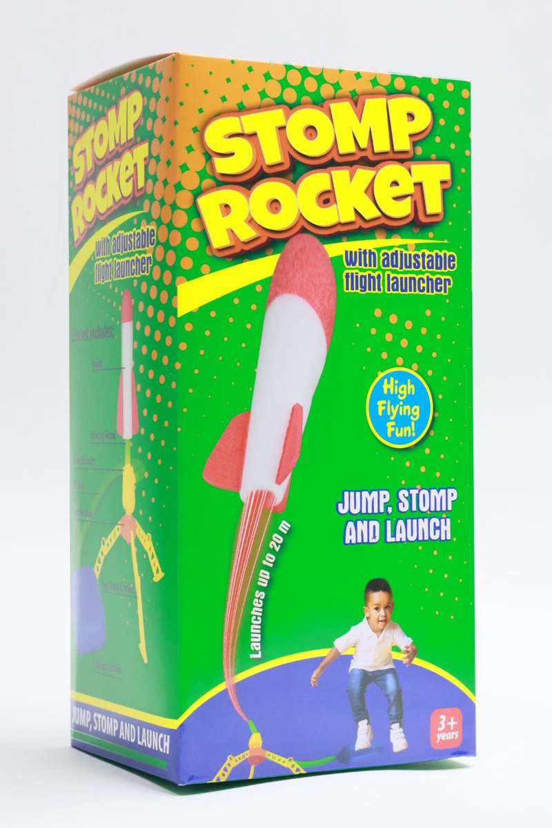 Stomp Rocket with Adjustable Flight Launcher