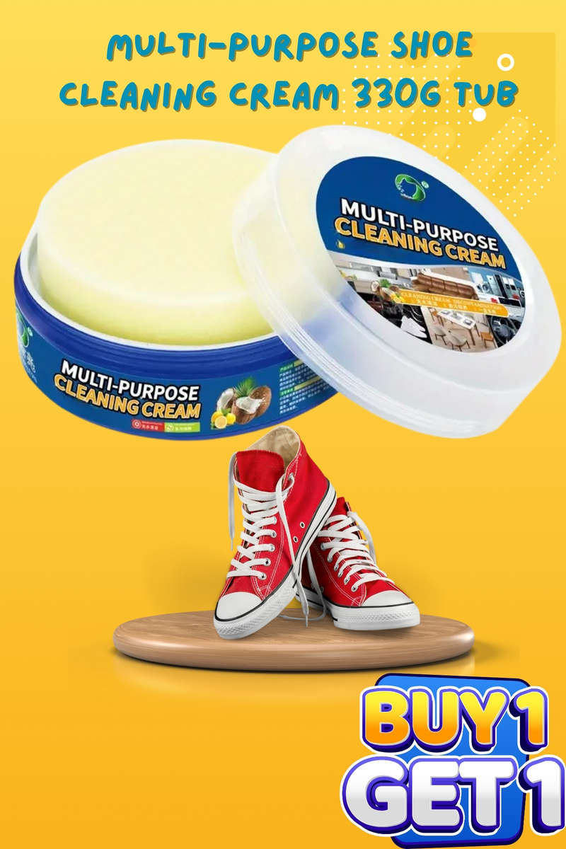 Multi-Purpose Shoe Cleaning Cream 330g Tub