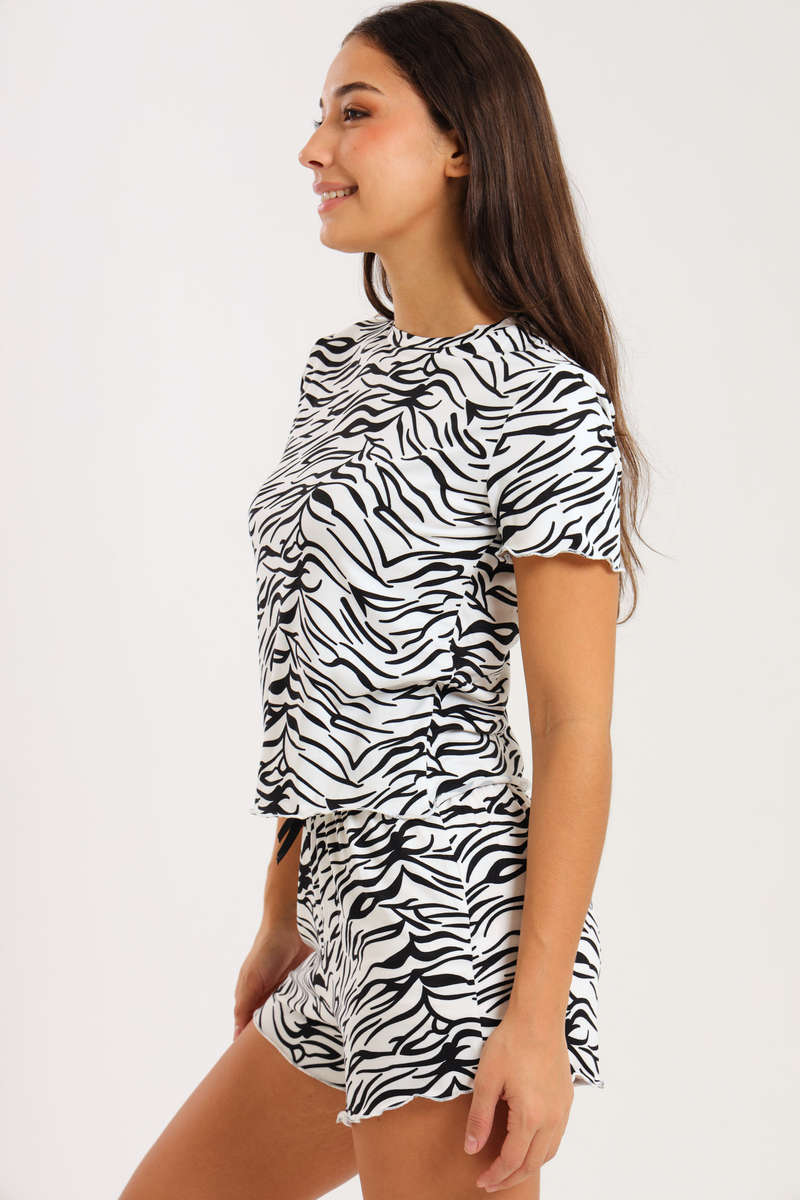 Ladies Shorty Summer Pyjamas Set