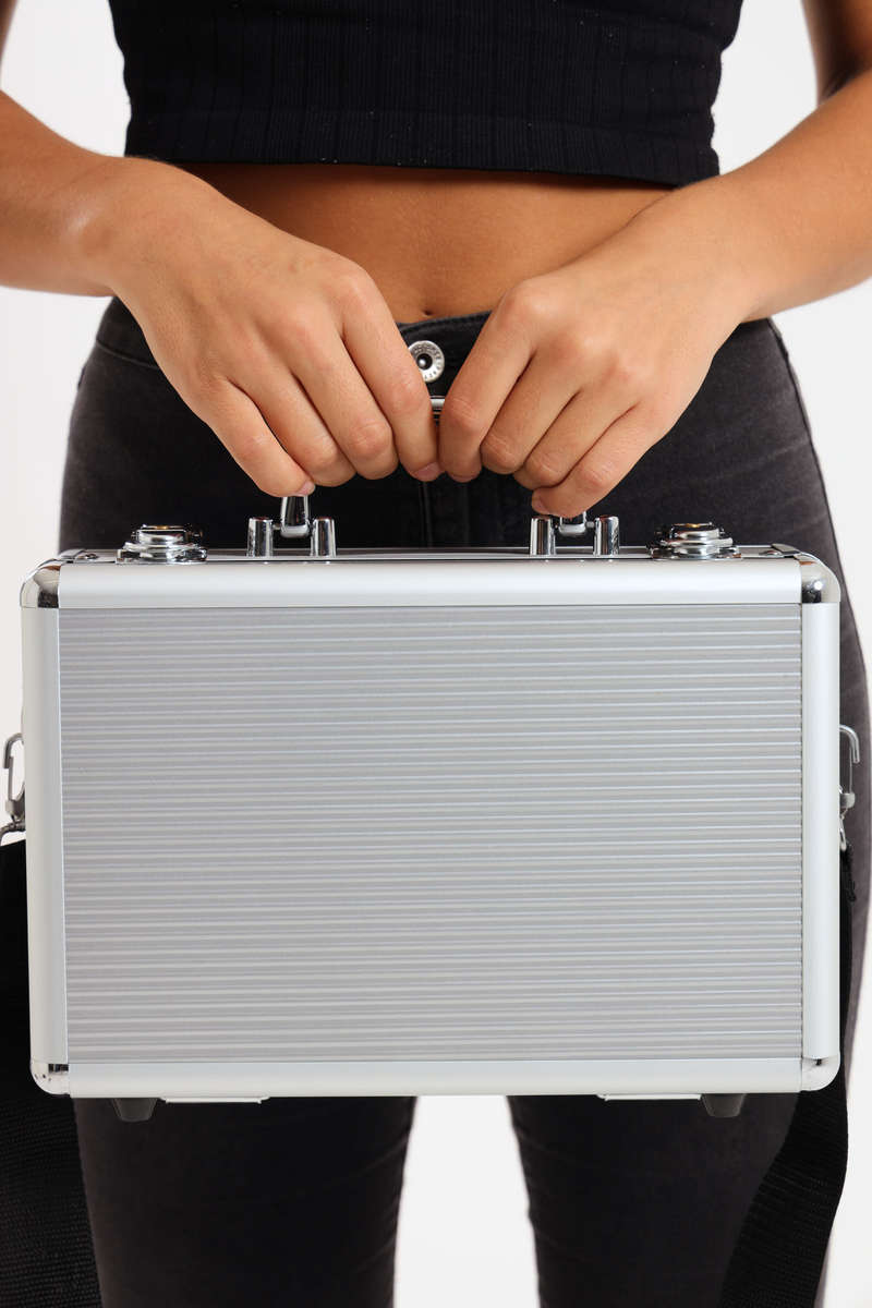 Senza® Aluminium Storage Multifunctional Cosmetics Makeup Case XL